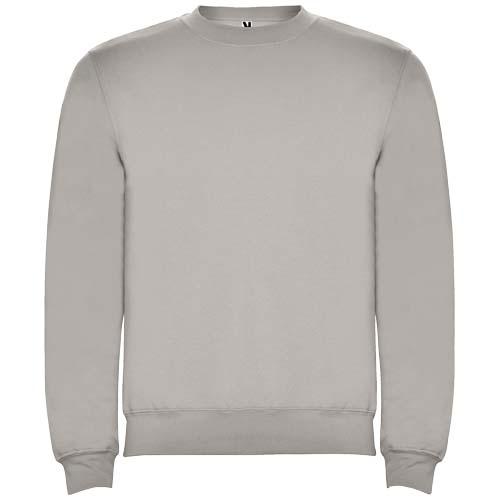 Pull ras du cou unisexe personnalisable 280gr Clasica ROLY Gris perle